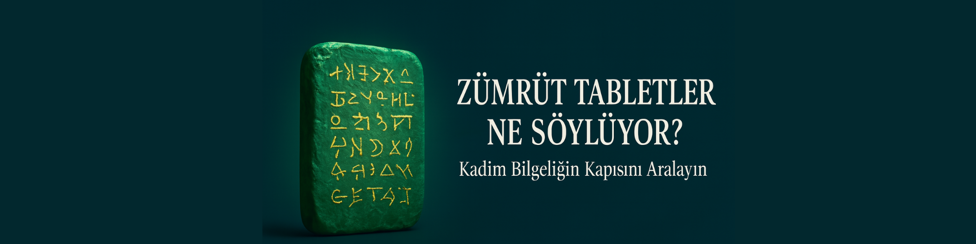 Zümrüt Tabletler Ne Söylüyor? Kadim Bilgeliğin Kapısını Aralayın